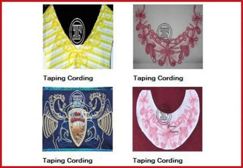 งานปักคอเสื้อ และงานปักชุดอบายะ